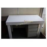 Lot:  Table and small file cabinet