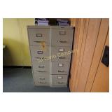 4 drawer file cabinets - no contents