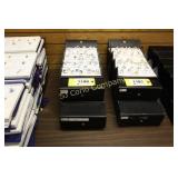 Assorted rings in display boxes