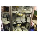 Lot:  Assorted charms, jewelry, rings - contents