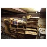 Lot of white metal sample boards, P&B, A&Z, CORO!!