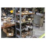 Lot of 5 shelves of assorted tooling