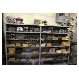 Lot of 3 shelves of assorted tooling