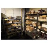 Lot of assorted tooling in the corner under stairs