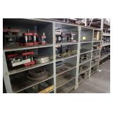 Lot of 4 shelves of assorted tooling