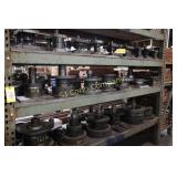 Lot of 3 shelves of assorted tooling