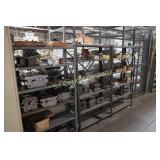 Lot of 3 shelves of assorted tooling