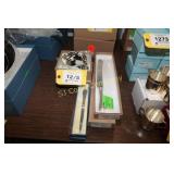 3 Cake knives & 2 Porringer