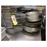 Assorted saute and sauce pans