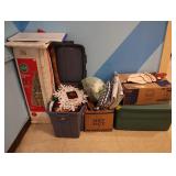 Lot of holiday decorations