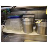 Stock/sauce/soup inserts, mixing containers