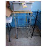Shelf with wooden top