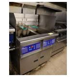 Pitco Frialator double unit, 4 basket fryer,