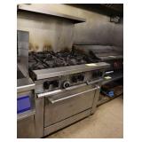 Sun Fire 6 burner stove, natural gas