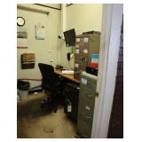 Contents of the office including safe