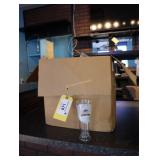 Lot of plastic beer glasses