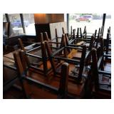 Dining table 24 inch x 30 inch with 2 wooden