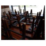 Dining table 24 inch x 30 inch with 2 wooden