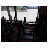 Dining table 24 inch x 30 inch with 2 wooden