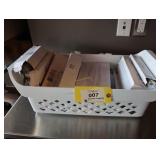 Lot of assorted NEW utensils in box, knives,