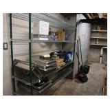 Contents of the shelf, chafing inserts/covers,