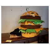 Burger mascot costume