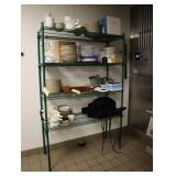 Metro style shelving unit