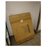 Aluminum baker rack in box approx 30 inch high