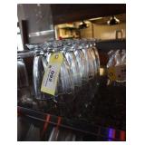 Lot of fountain glasses