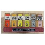 1930s RUSSELL LIBRARY OF GAMES SET