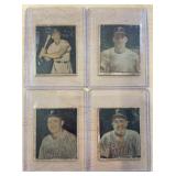 1951 BERK ROSS AL ROSEN AND 3 WHIZ KIDS CARDS