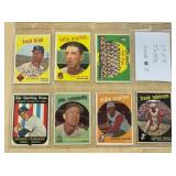 1959 TOPPS BASEBALL CARDS    SHEET 5
