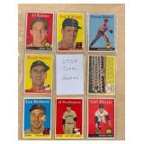 1958 TOPPS BASEBALL CARDS    SHEET 2