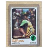 1973 TOPPS REGGIE JACKSON BASEBALL CARD