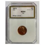 1972 LINCOLN CENT DOUBLE DIE OBVERSE