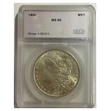 1900 MORGAN DOLLAR     SEGS MS 65