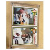 1979 TOPPS MINT STAUBACH ND TONY DORSETT CARDS