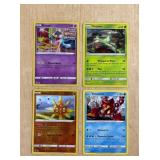 4 POKEMON CARDS