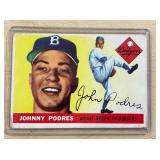 1955 TOPPS JOHNNY PODRES CARD