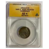 1913-D BUFFALO NICKEL VAR 2