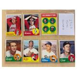 1963 TOPPS BASEBALL CARDS    SHEET 12