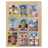 9   1960s TOPPS BASEBALL CARDS