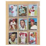 TOPPS 1960s PHILADELPHIA PHILLIES CARDS
