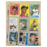 18 VINTAGE BASEBALL CARDS