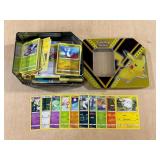 TIN OF POKEMON CARDS