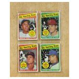 (24) 1969 ALL STARS CARDS