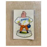 1950S NY GIANTS MASCOT DECAL