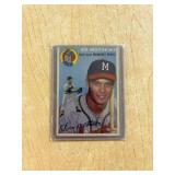 1954 TOPPS EDDIE MATHEWS CARD