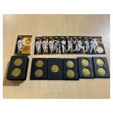 LOT OF PINNACLE COINS AND CARDS