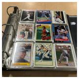 BINDER OF BASEBALL CARDS